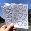 3D Наклейки Звезда Сердце Акриловые Кристаллы Детские DIY Украшения Самоклеящиеся Каменные Поделки Блестящие Стразы Наклейки Подарки для Девочек
