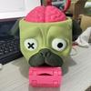 Забавный Пуш-Патч Pug Диспенсер для конфет Зомби-Патч Жуткий Стиль Zombiepug Машина для конфет Автоматическая подача Контейнер для хранения конфет Подарок