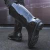 Men's Waterproof Non-Slip PVC Rain Boots - Thick, Wear-Resistant, Plus Velvet Lining for Construction and Industrial Use