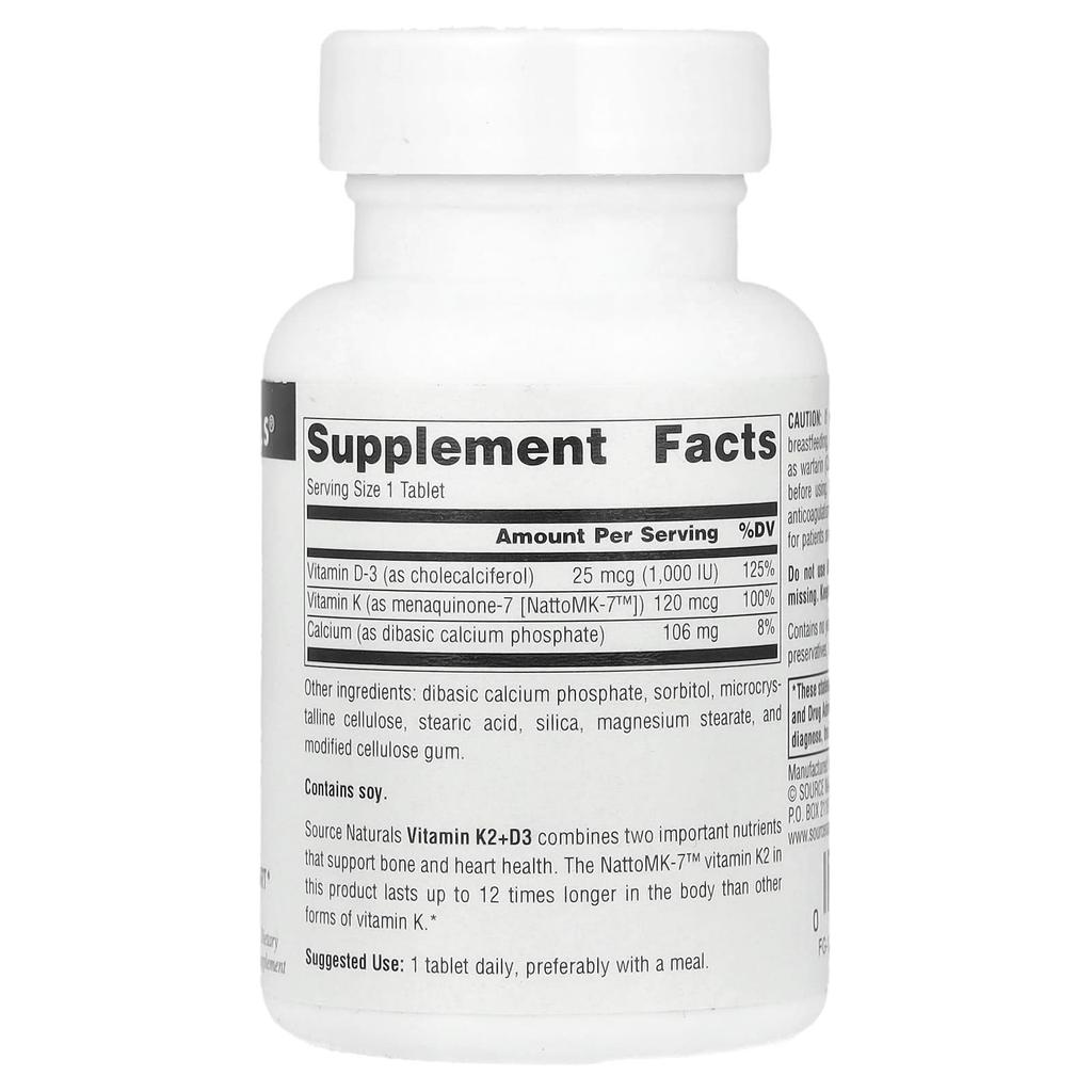 Vitamin K2+D3, 30 tablets