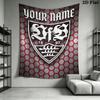 Custom Name VfB Stuttgart Wall Tapestry Aesthetic Wall Hanging Printed Fabric Blanket Decorative Tapestries for Bedroom Living Room Home Decor