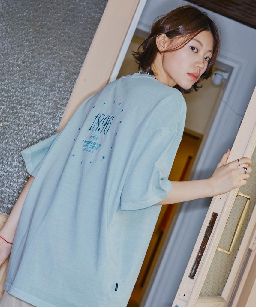 CPGN STUDIO 1896 Star Pigment Short Sleeve T-Shirt Ash Mint