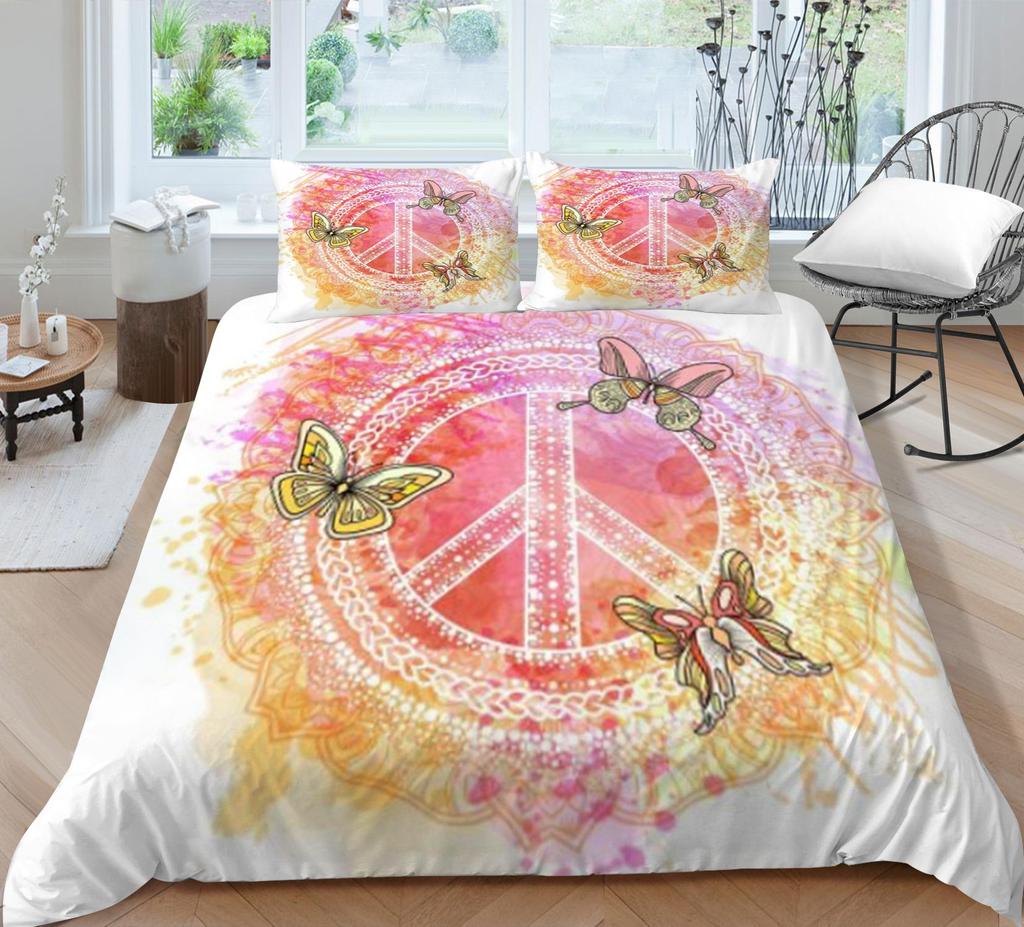 Boho Duvet Cover Design Bedding Cover Set Boho Bedding Man Woman Single Double Size Quilt Cover Set Pillowcase