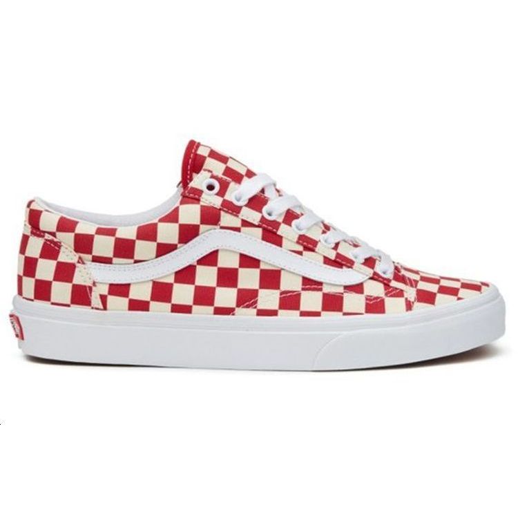 Vans Стиль 36 Клетка - Racing Red Унисекс Кроссовки Классический-Белый VN0A54F6TLF