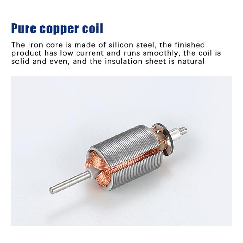 High Speed Carbon Brush Motor FK180 7000-20000RPM DC3V-6V for Toys DIY RC Vehicles Model Boat Applications