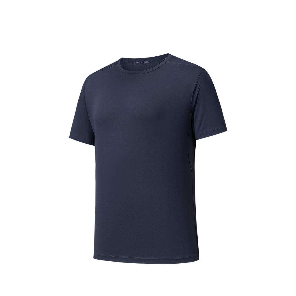 ANTA T Shirts Men's Ink Blue 3 Crew Neck Moderate Straight Fit 152620158-3