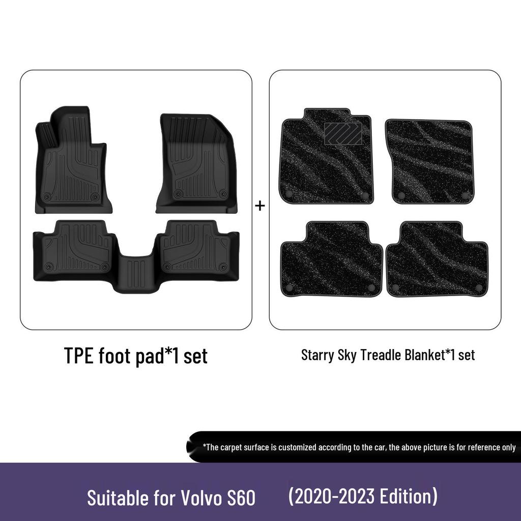 Volvo S60 Eco-friendly TPE 3D All-Weather Floor Mats