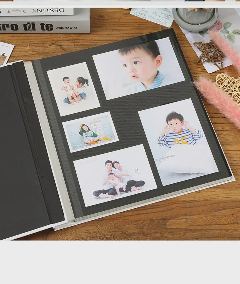 Фотоальбом из искусственной кожи с самоклеящейся основой для детских и семейных воспоминаний