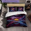 West Ham United Football 3 Piece Bedding Set Soft Duvet Cover Set with Pillowcases Printed Bedroom Decor Set for Home