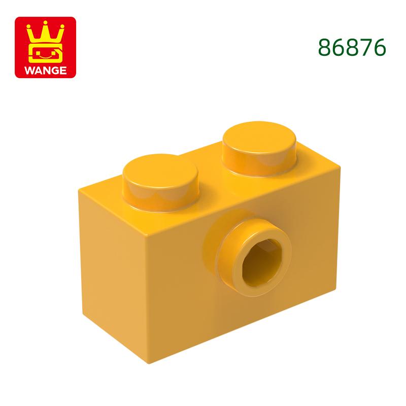 Нетоксичный 131 шт./Лот 86876 Кирпич Модифицированный 1x2 с шипом сбоку Аксессуары Совместимые с Кирпичом DIY Детская Игрушка Детали для Сборки