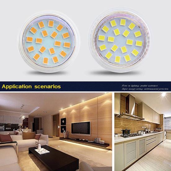 MR11 GU4 5W DC 12-24V 2835SMD Светодиодная лампа прожектора Замените галогенную лампу