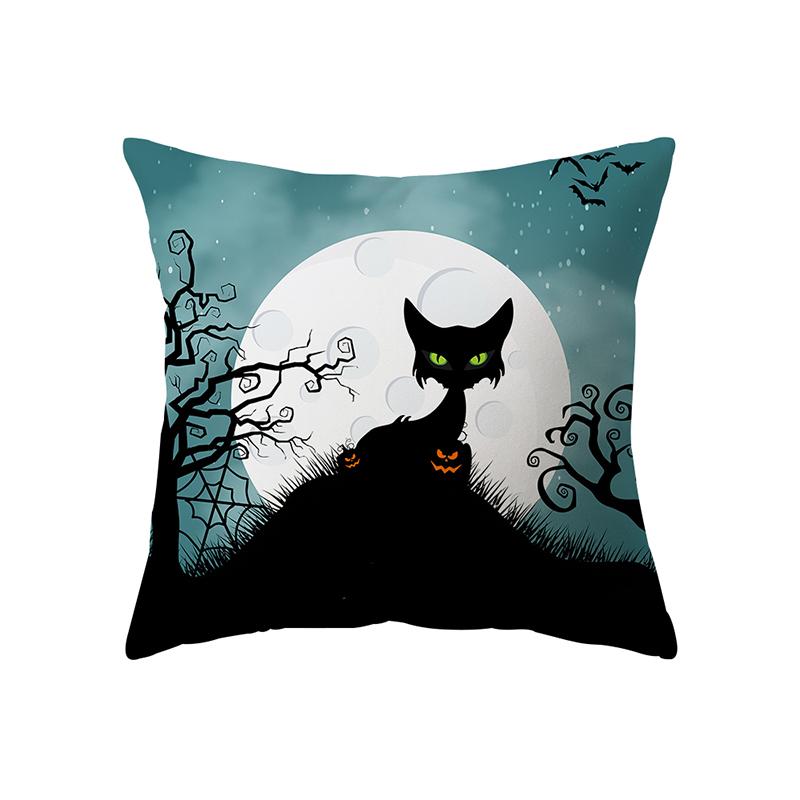 Pumpkin Halloween Theme Pillow Cover Sofa Cushion  Holiday Gift Party Decoration Home Decor
