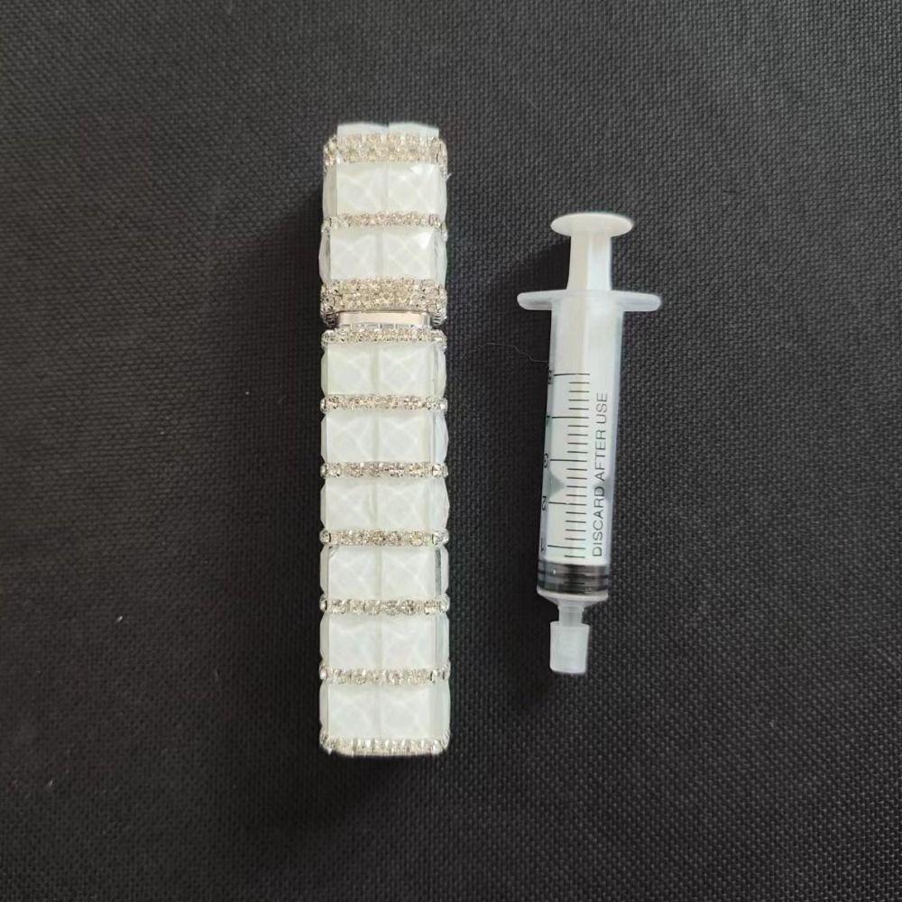 Rhinestones Perfume Bottle Refillable Cosmetic Container Luxury Sample Vials  Makeup