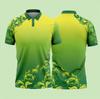 Colorful beautifully patterned polo shirt gradient 3D printed t-shirt summer street summer sports short sleeve flip