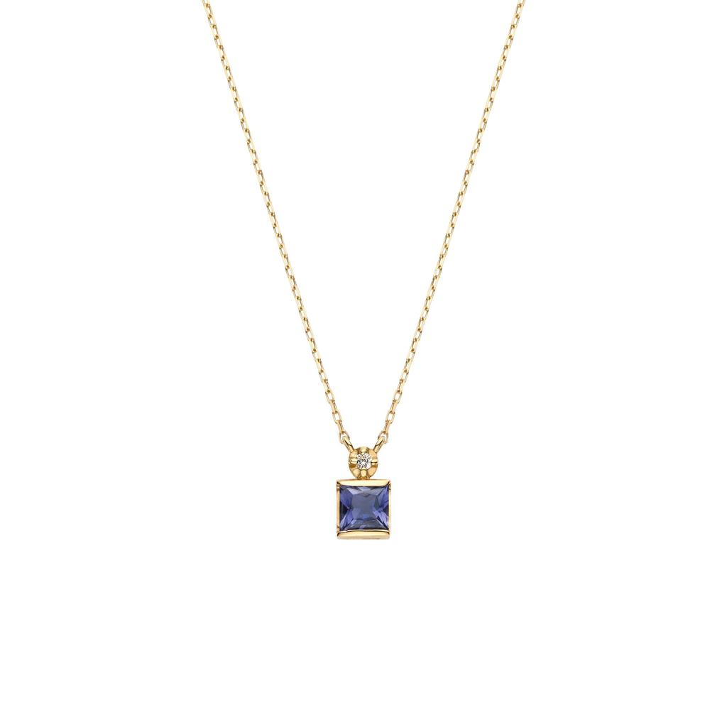 Vendome K18 Yellow Gold Iolite Necklace GGVN015140IO [Official] [VIH Aoyama]