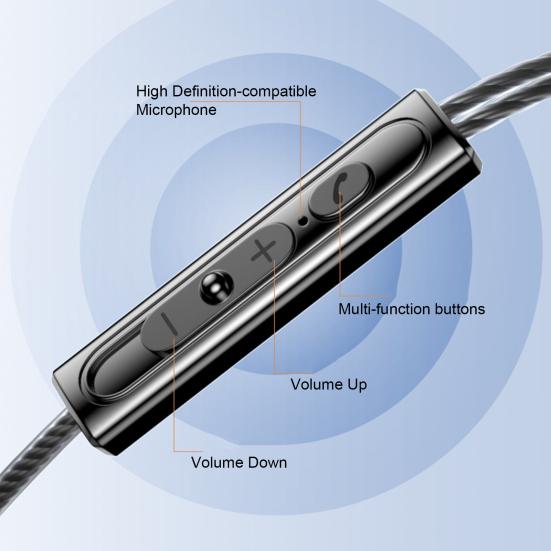 Soft Silicone Sleep Headphones with Noise Reduction Comfortable In-Ear Design High-Quality Sound Wired 3.5mm Headsets