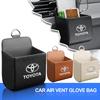 Avtomobil Salonini Saqlash Sumkasi Havo Chiqish Teshigi Axlat Sumkasi Osma Organayzer Quti Chr Corolla Yaris Rav4 E150 E120 Land Cruiser uchun