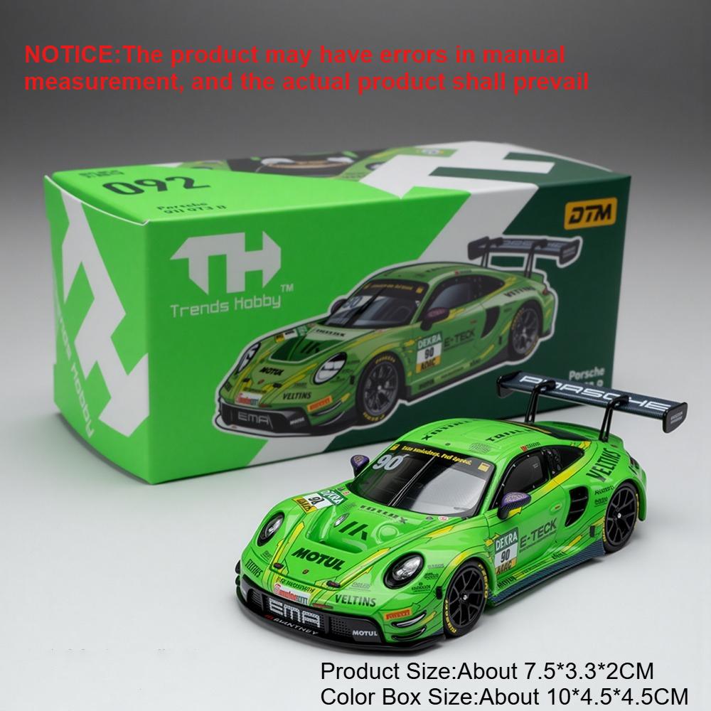 1:64 Мини Масштаб 911 GT3 R Land Cruiser Алюминиевый Кузов Резиновые Шины Капот Открывается Модели Спортивных Автомобилей Игрушки для Детских Подарков