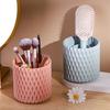 Вращающийся на 360° органайзер для кистей для макияжа, ведро для хранения кистей большой вместимости