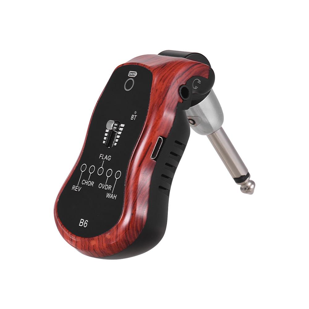 Portable Guitar Effectors Effect Synthesizer with 5 Effects(Reverb/Chorus/Flanger/Overdrive/Wow