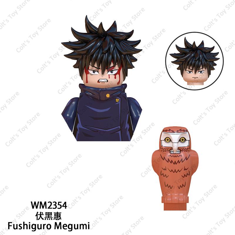 Новые игрушки Jujutsu Kaisen: миниатюрные фигурки Сатору Годжо Итадори Юдзи, строительные блоки, классические японские аниме-куклы, модели, подарки для детей.