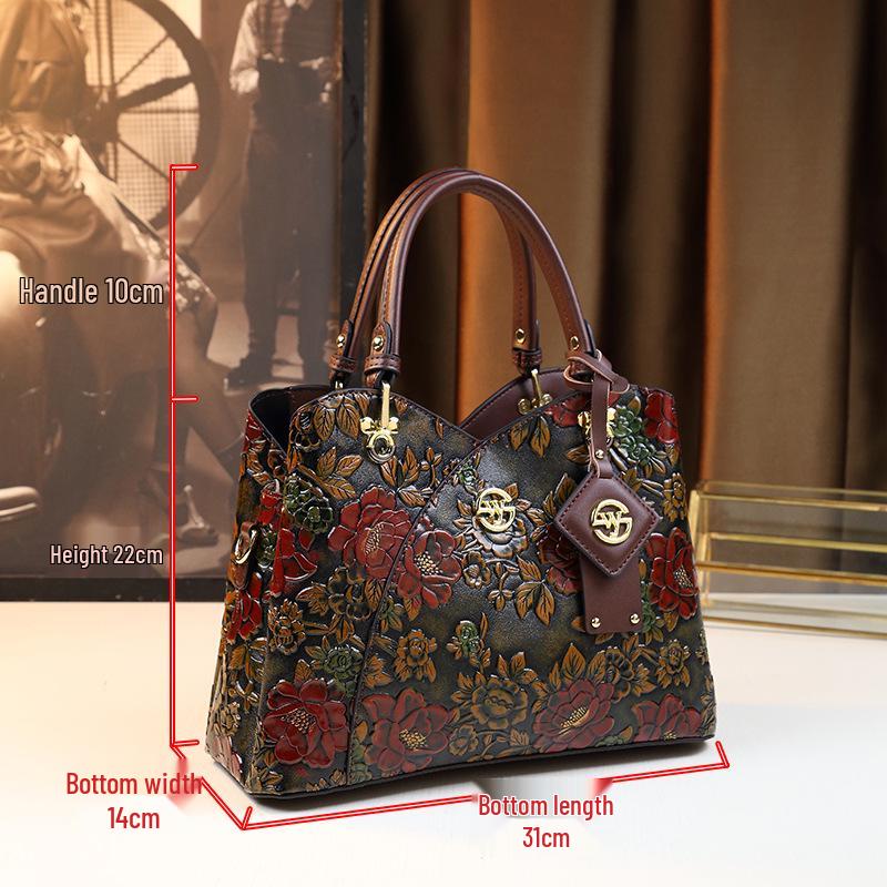 2025 Stylish Retro Luxe Women's Handbag - Large Capacity, Ideal for Moms