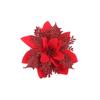 New Year Gift Festival Fake Flowers Artificial Christmas Flowers Christmas Tree Ornaments Glitter