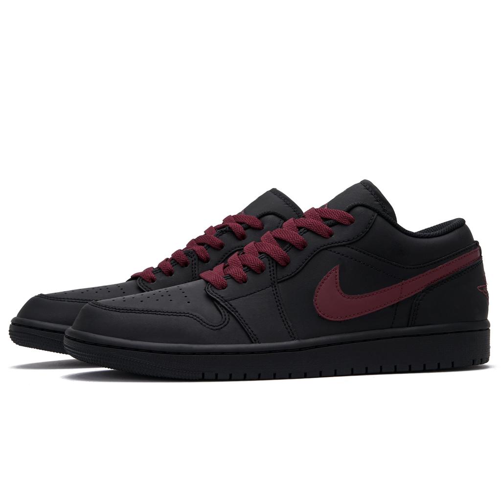 Jordan Air Jordan 1 Back To The Past Низкие Винтажные Баскетбольные Кроссовки Унисекс Черно-Красные 553558-043(Команда990-)