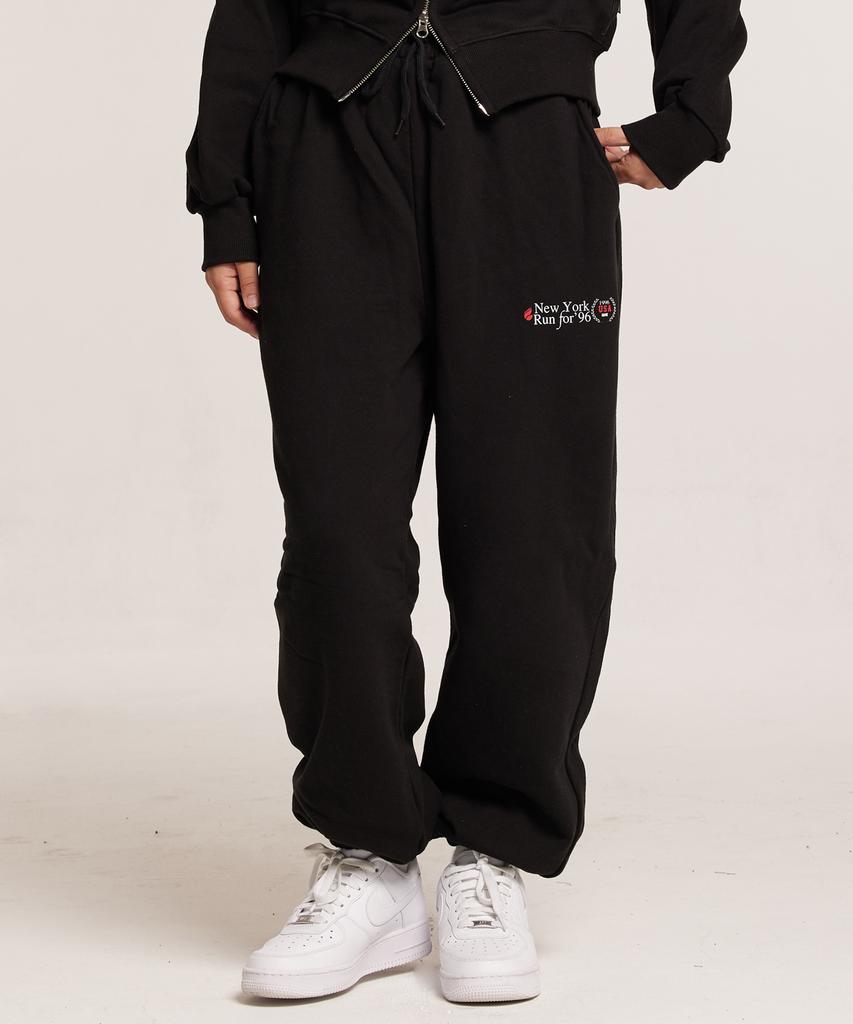 CREAM SODA LAB 96 New York Run Jogger Pants Black (White)