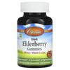 Black Elderberry Gummies, Natural Berry, 100 Mg, 60 Vegetable Gummies (50 Mg Per Gummy)