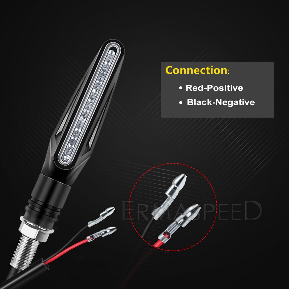 Пара универсальных 12 светодиодных указателей поворота для мотоцикла, синих, белых, красных, янтарных мигалок, передних и задних указателей поворота для мотоцикла