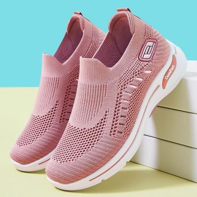 Туфли женские весенние новые женские туфли оптом повседневные туфли для мамы на одной педали летящие плетеные женские туфли оптом