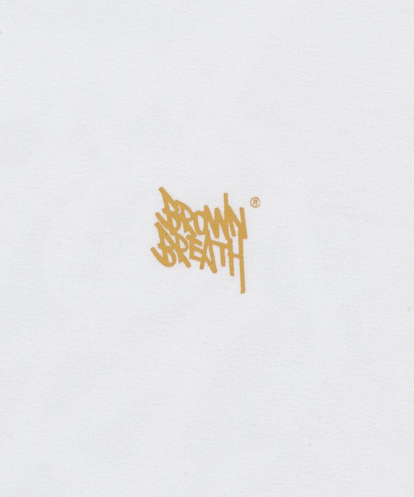 Футболка с принтом BROWNBREATH Splash Tag - Белый