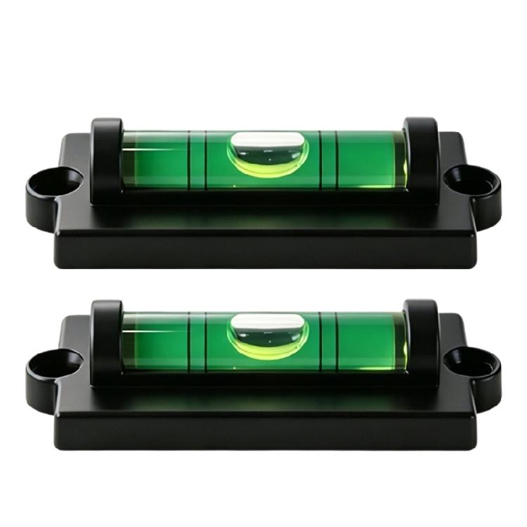 Bubble Level Tool with Screw-Mount Design for Cabinet Installation, Frame Placement, and Fixture Alignment Work