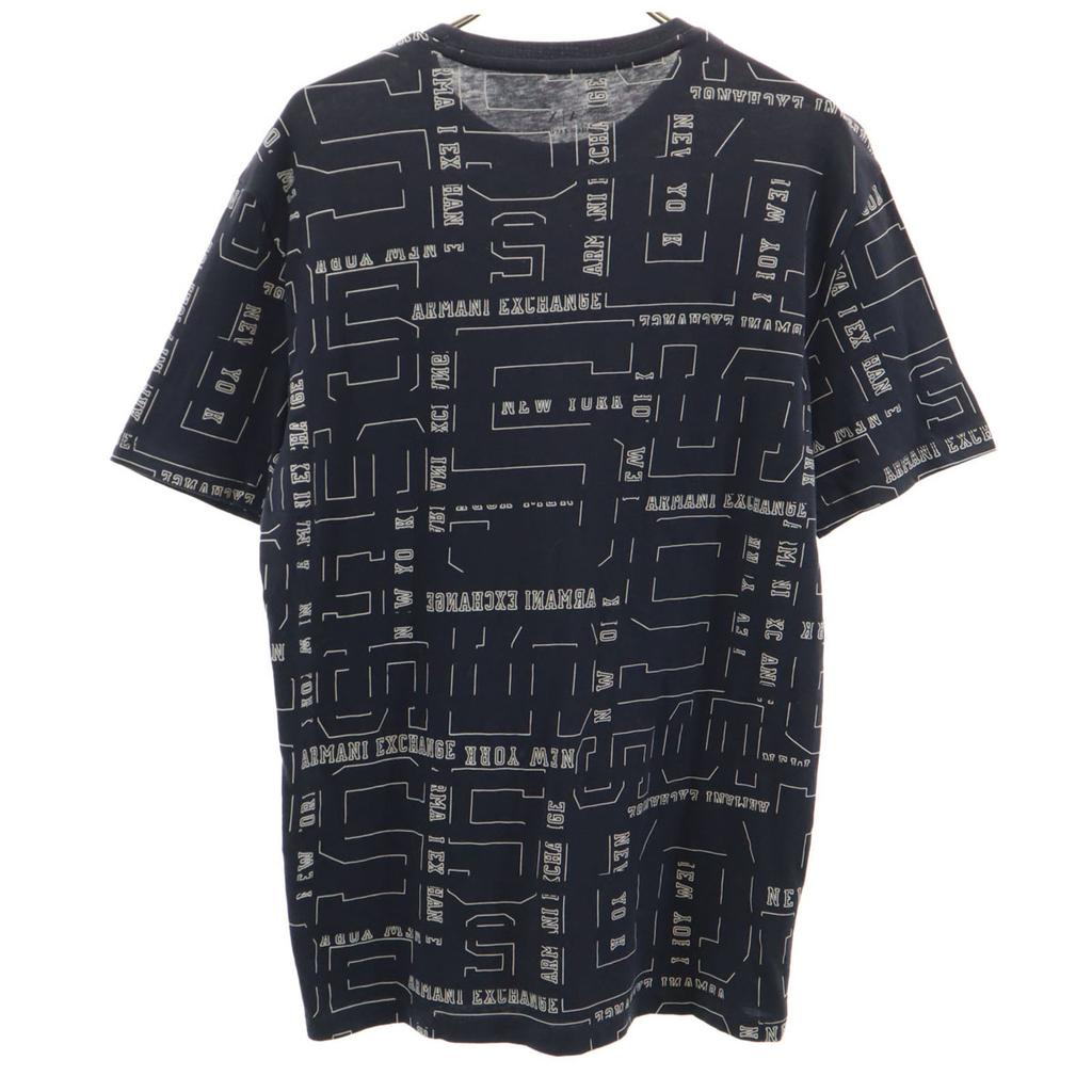 Armani Exchange Футболка с логотипом Total с коротким рукавом S серия Black мужская б/у