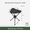 Portable Rotating Folding Stool