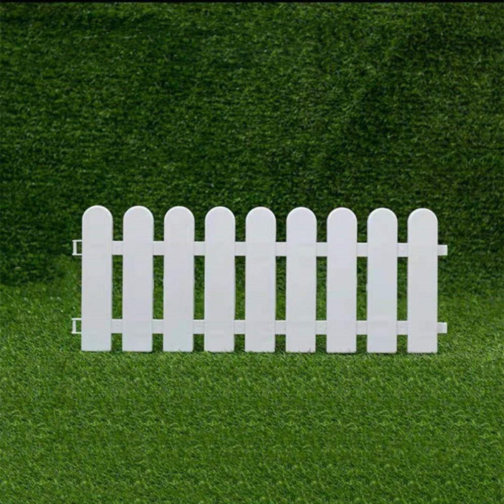 2 шт. Пластиковый садовый забор, практичный защитный поручень, дверной барьер, дворовый забор, овощной