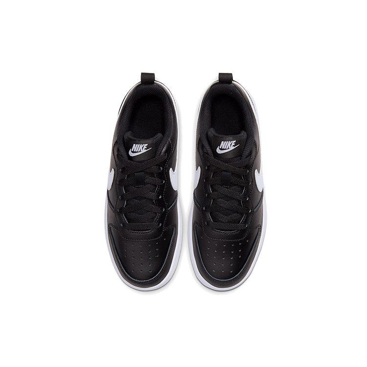 Nike Court Borough 2 Black White GS BQ5448-002
