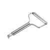 Kai Corporation Овощечистка Seki Magoroku Широкая Нержавеющая Сталь Фиксированный Кухонный Инструмент Сделано в Японии DH3349 Серебристый