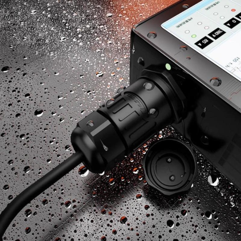 YT-RJ45 Панельная розетка-штекер Ethernet Водонепроницаемый авиационный сигнальный разъем для сетевого подключения морского оборудования
