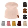 Зимние мужские, женские, детские вязаные шапки с флисовой подкладкой, мягкие термочулки для холодной погоды на открытом воздухе