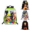 Стильный аниме рюкзак Наруто с прочной конструкцией и регулируемыми плечевыми лямками