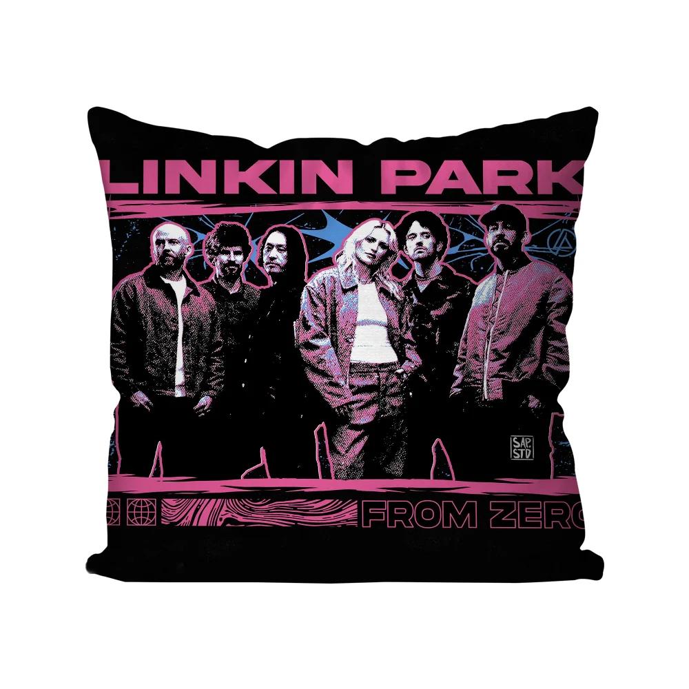 Полоса L-Linkin From Zero P-Park Наволочка Квадратная Подушка Спальня Диван Отдых Комфорт Подушка Гостиная Домашний Декор 40X40