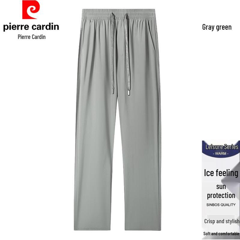Pierre Cardin Мужские летние повседневные брюки Ice Silk