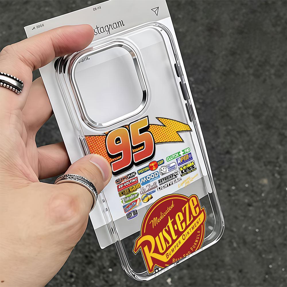 Чехол для телефона Cars L-Lightning M-McQueen для Google Pixel 10 9 8 7 8A 9A XL Pro 4G 5G Прозрачный Мягкий Силиконовый TPU Задняя Крышка