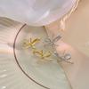 French Bow Earrings New Year Trendy Earrings Niche Design Earrings for Women