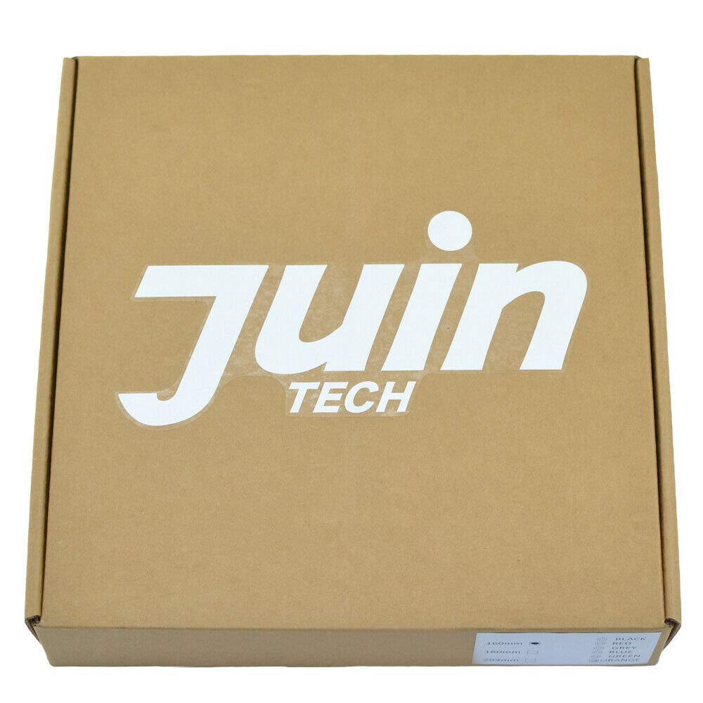 JUIN TECH DB1 MTB гидравлический дисковый тормоз JT2264 E-bike двухпоршневой комплект(Ф+Р) с ротором 160 мм, красный,