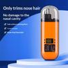 USB-аккумуляторный триммер для волос в носу и ушах для мужчин, мини-портативный электрический триммер, быстрая зарядка, низкий уровень шума, компактный, моющийся