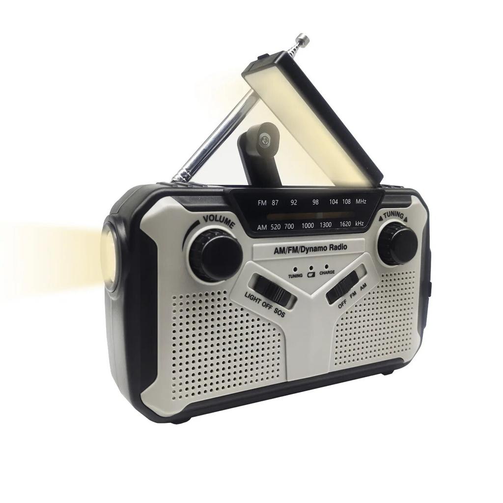 Multifunction Radio Hand Crank Solar USB FM/ AM Weather Radios Emergency Flashlight Power Bank Very Quality High Volume Radio