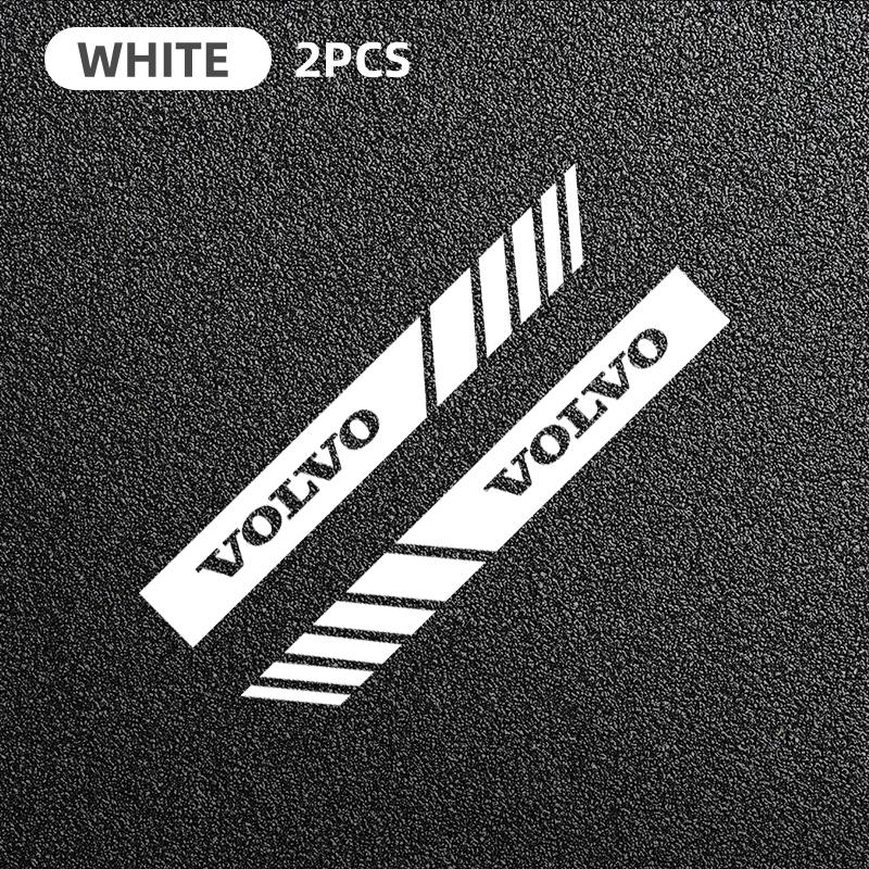 2Pcs Car Rearview Mirror Side Decal Stripe Sticker Vehicle Body For Volvo T6 V90 V60 V40 XC90 S60 C30 XC60 V50 V70 S90 XC40 S80